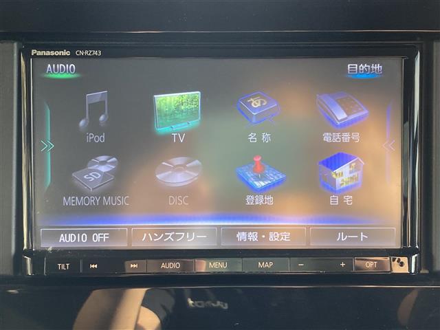 スペーシアカスタム ハイブリッドXS 社外SDナビ フルセグTV Bluetooth接続 CD DVD ミュージックサーバー 両側パワースライドドア 衝突軽減ブレーキ LEDヘッドライト オートライト プッシュスタート&スマートキー(2枚目)