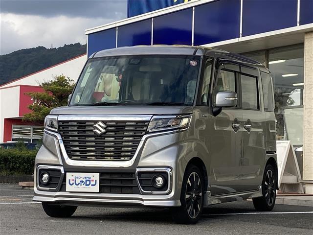 スペーシアカスタム ハイブリッドXS 社外SDナビ フルセグTV Bluetooth接続 CD DVD ミュージックサーバー 両側パワースライドドア 衝突軽減ブレーキ LEDヘッドライト オートライト プッシュスタート&スマートキー(29枚目)