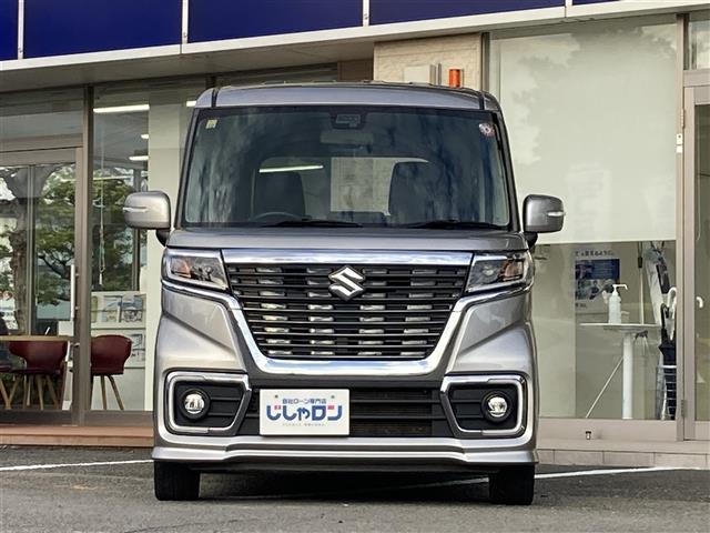 スペーシアカスタム ハイブリッドXS 社外SDナビ フルセグTV Bluetooth接続 CD DVD ミュージックサーバー 両側パワースライドドア 衝突軽減ブレーキ LEDヘッドライト オートライト プッシュスタート&スマートキー(30枚目)