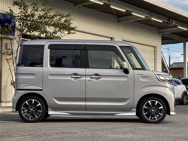 スペーシアカスタム ハイブリッドXS 社外SDナビ フルセグTV Bluetooth接続 CD DVD ミュージックサーバー 両側パワースライドドア 衝突軽減ブレーキ LEDヘッドライト オートライト プッシュスタート&スマートキー(32枚目)