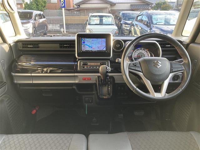 スペーシアカスタム ハイブリッドXS 社外SDナビ フルセグTV Bluetooth接続 CD DVD ミュージックサーバー 両側パワースライドドア 衝突軽減ブレーキ LEDヘッドライト オートライト プッシュスタート&スマートキー(42枚目)