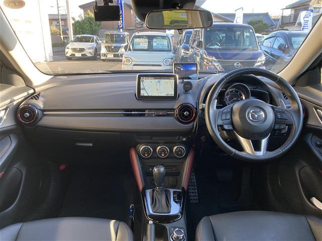 CX-3 XD ツーリング 純正SDナビ フルセグTV Bluetooth接続 CD DVD 衝突軽減B レーダークルーズ レーンキープアシスト ブラインドスポットモニター バックカメラ コーナーセンサー ETC レザーシート(42枚目)