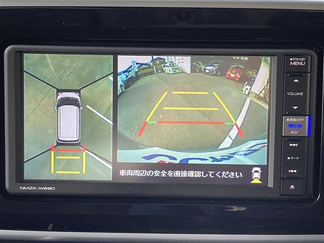 ムーヴキャンバス Gブラックインテリアリミテッド SAIII 純正SDナビ フルセグTV Bluetoth接続 CD DVD ミュージックサーバー 両側パワースライドドア 360°カメラ 衝突軽減ブレーキ LEDヘッドライト オートライト オートハイビーム(4枚目)