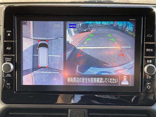 ルークス ハイウェイスター X 純正SDナビ フルセグTV Bluetooth接続 CD DVD ミュージックサーバー 片側パワースライドドア 衝突軽減ブレーキ 360°カメラ ETC LEDヘッドライト オートライト スマートキー(3枚目)