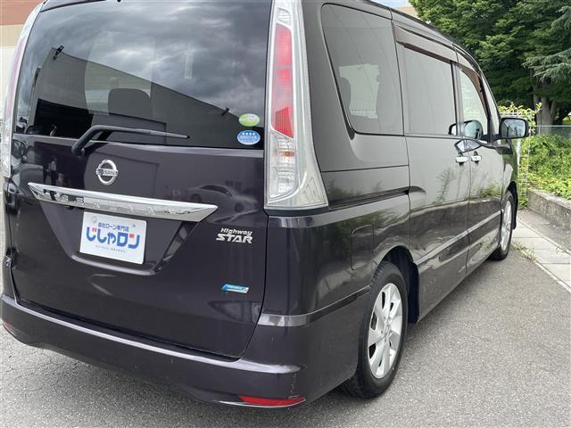 セレナ ハイウェイスター 純正ナビ フルセグTV フリップダウンモニター 両パワスラ サンシェード 革巻ステ ドアバイザー ETC(9枚目)