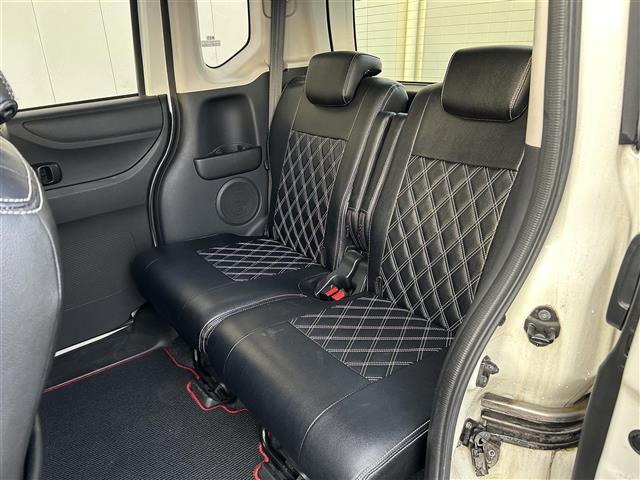 N-BOXカスタム 2トーンカラースタイル G・Aパッケージ 社外ナビ フルセグTV ドアバイザー ステアリングリモコン 革巻きステアリング オートライト 片側パワースライドドア プッシュスタート(16枚目)