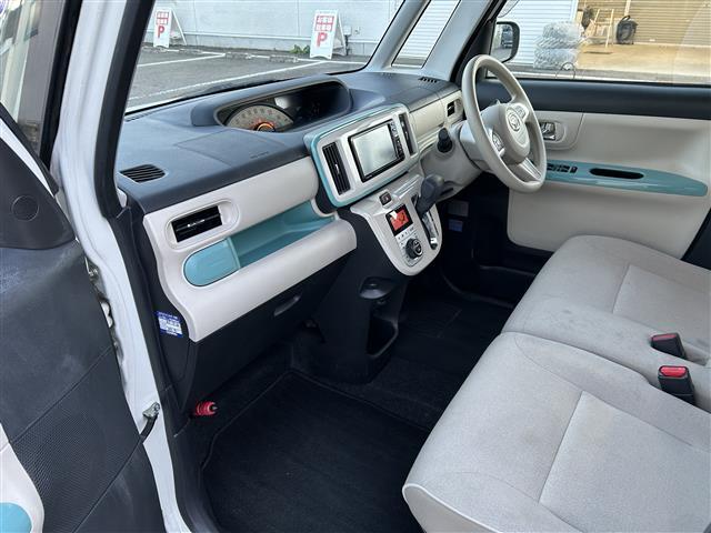 ムーヴキャンバス Ｘメイクアップ　ＳＡＩＩ　純正ナビ／バックカメラ／ＴＶ／ＣＤ／ＡＭ／ＦＭ／ドアバイザー／ＥＴＣ／ステアリングリモコン／プッシュスタート／オートエアコン／コーナーセンサー／積み込み冬タイヤ（12枚目）