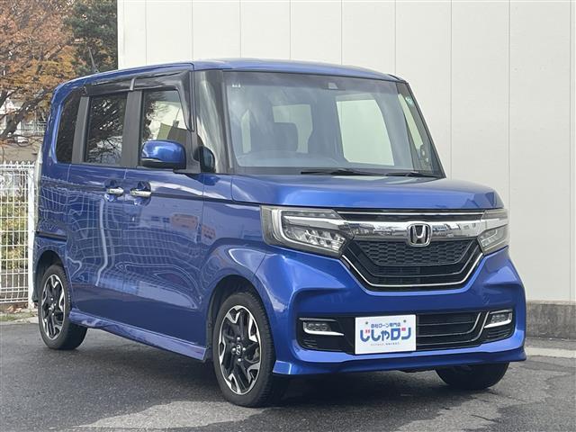 Ｎ－ＢＯＸカスタム Ｇ・Ｌターボホンダセンシング　純正ＳＤナビ／フルセグテレビ／バックカメラ／両側パワースライドドア／ＬＥＤヘッドライト／レーダークルーズコントロール／ＥＴＣ／ＬＫＡ／革巻ステアリング／リアサンシェード／衝突軽減システム（2枚目）