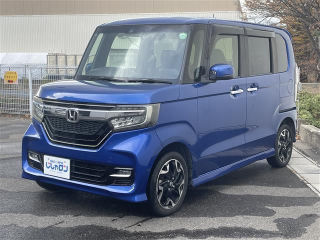Ｎ－ＢＯＸカスタム Ｇ・Ｌターボホンダセンシング　純正ＳＤナビ／フルセグテレビ／バックカメラ／両側パワースライドドア／ＬＥＤヘッドライト／レーダークルーズコントロール／ＥＴＣ／ＬＫＡ／革巻ステアリング／リアサンシェード／衝突軽減システム（4枚目）