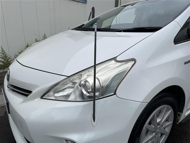 プリウスアルファ Ｓ　禁煙車／純正ナビ／ドアバイザー／ステアリングリモコン／ＥＴＣ／カーテンエアバック／オートエアコン／プッシュスタート（32枚目）