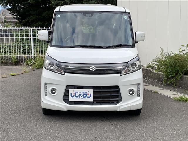 スペーシアカスタム ＸＳ　社外メモリナビ／バックカメラ／フルセグテレビ／革巻きステアリング／ステアリングリモコン／両側パワースライドドア／ＥＴＣ／ドアバイザー／シートヒーター（2枚目）