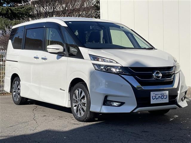 セレナ ハイウェイスター　プロパイロットエディション　社外メモリナビ／フルセグテレビ／バックカメラ／革巻ステアリング／レーダークルコン／衝突軽減システム／ハンズフリードア／両側パワスラ／コーナーセンサー／ステアリングリモコン（2枚目）