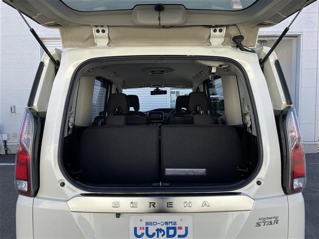 セレナ ハイウェイスター　プロパイロットエディション　社外メモリナビ／フルセグテレビ／バックカメラ／革巻ステアリング／レーダークルコン／衝突軽減システム／ハンズフリードア／両側パワスラ／コーナーセンサー／ステアリングリモコン（30枚目）