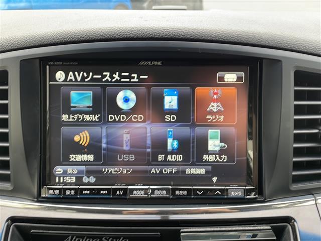 エルグランド ２５０ハイウェイスターアーバンクロム　純正ナビ　バックカメラ　ＥＴＣ　両側パワースライドドア　純正アルミホイール　フリップダウンモニター（2枚目）