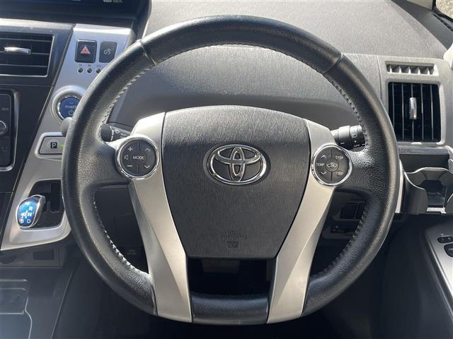 プリウスアルファ Ｓツーリングセレクション　純正ナビ　ＥＴＣ　プッシュスタート　ＩＳＯＦＩＸ　ＬＥＤライト　リバース連動ミラー（14枚目）
