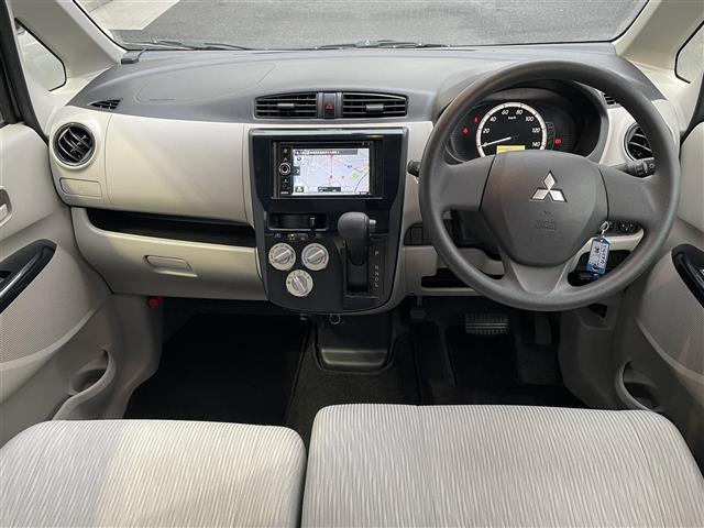 eKワゴン E 社外ナビ(Bluetooth、CD、DVD、ワンセグテレビ) 電動格納ミラー ETC ヘッドライトレベライザー ベンチシート ドアバイザー パワーウインドウ パワーステアリング(2枚目)