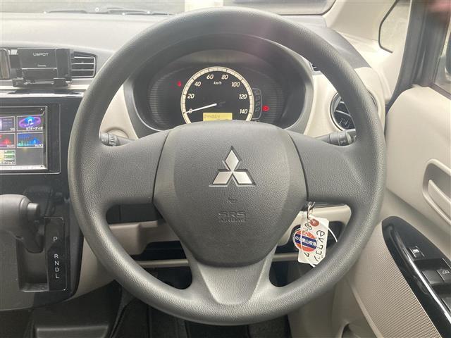 eKワゴン E 社外ナビ(Bluetooth、CD、DVD、ワンセグテレビ) 電動格納ミラー ETC ヘッドライトレベライザー ベンチシート ドアバイザー パワーウインドウ パワーステアリング(14枚目)