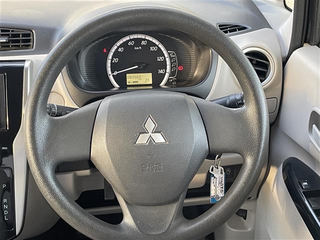 ｅＫワゴン Ｍ　社外ナビ　ＣＤ　ＤＶＤ　ＵＳＢ　ワンセグＴＶ　純正１４インチアルミホイール　オートエアコン　ヘッドランプレベライザー　アイドリングストップ（14枚目）