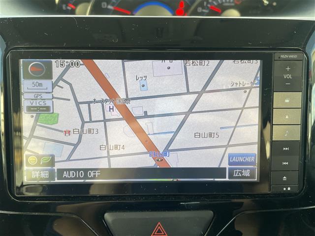 タント カスタムX 純正ナビ Bluetooth CD DVD USB フルセグTV バックカメラ ETC プッシュスタート 片側パワースライドドア LED アイドリングストップ(9枚目)