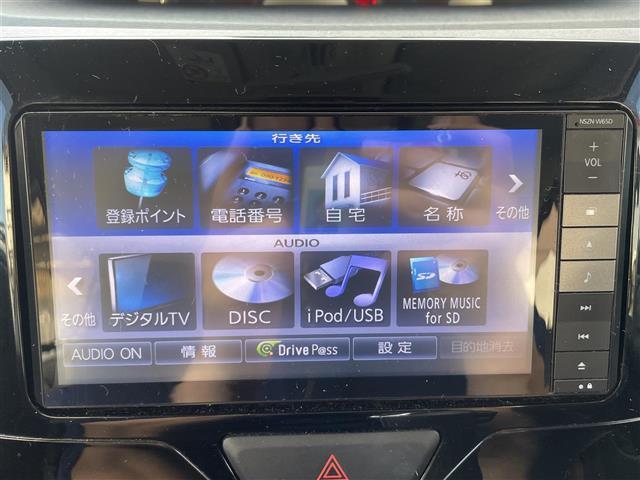 タント カスタムX 純正ナビ Bluetooth CD DVD USB フルセグTV バックカメラ ETC プッシュスタート 片側パワースライドドア LED アイドリングストップ(10枚目)