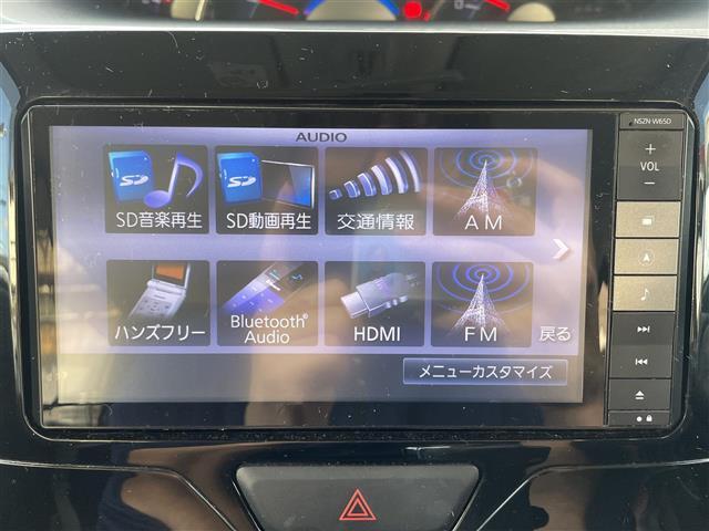 タント カスタムX 純正ナビ Bluetooth CD DVD USB フルセグTV バックカメラ ETC プッシュスタート 片側パワースライドドア LED アイドリングストップ(11枚目)