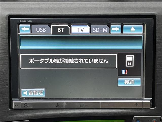 プリウス Sツーリングセレクション 純正8型ナビ フルセグTV Bluetooth DVD バックカメラ 17インチAW ヘッドライトウォッシャー ビルトインETC リア5面フィルム施工済み(8枚目)