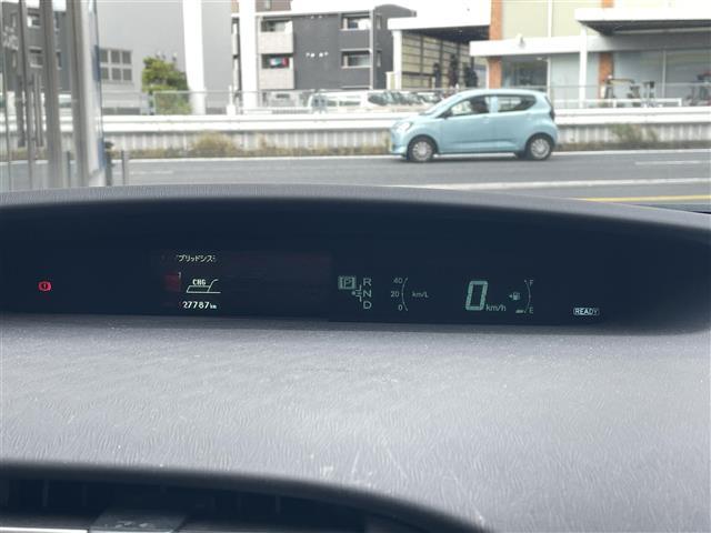 プリウス Sツーリングセレクション 純正8型ナビ フルセグTV Bluetooth DVD バックカメラ 17インチAW ヘッドライトウォッシャー ビルトインETC リア5面フィルム施工済み(18枚目)