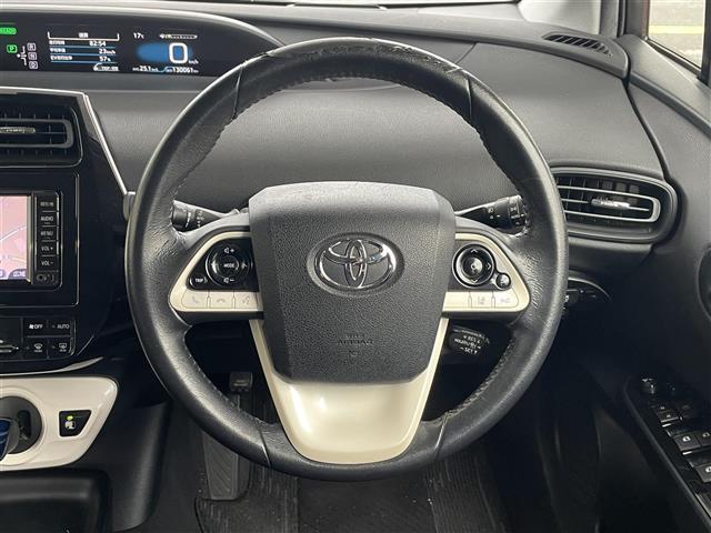 プリウス Sセーフティプラス ヘッドアップディスプレイ ACC 衝突被害軽減ブレーキ 車線逸脱抑制 純正ナビ Bluetooth バックカメラ LEDヘッドライト オートマチックハイビーム(9枚目)