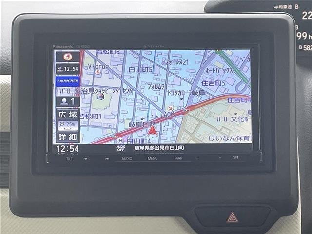 Ｎ－ＢＯＸ Ｇ・Ｌホンダセンシング　社外ナビ　アダプティブクルーズコントロール　衝突軽減ブレーキ　レーンキープアシスト　オートハイビーム　先行車発信お知らせ機能　標識認識機能　左側パワースライドドア　オートライト　バックカメラ　ＥＴＣ（6枚目）