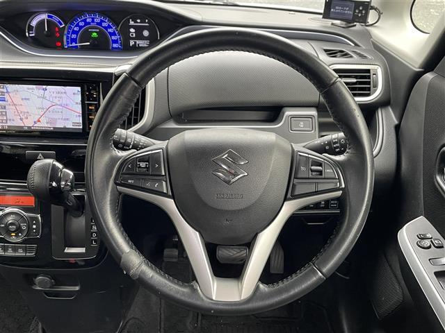 ソリオバンディット ハイブリッドＳＶ　フルハイブリッド　衝突軽減ブレーキ　車線逸脱警報　純正ナビ　フルセグＴＶ　Ｂｌｕｅｔｏｏｔｈ　ＨＤＭＩ　ＤＶＤ　バックカメラ　ドラレコ　シートヒーター　ＬＥＤヘッドライト　スマートキー２個（9枚目）