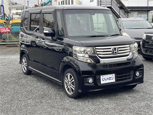 N-BOXカスタム G SSパッケージ 純正ナビ/Bluetooth/フルセグTV/CD/DVD バックカメラ ETC 両側パワースライドドア 衝突軽減 スマートキー プッシュエンジンスタート HID オートライト 純正フロアマット(22枚目)