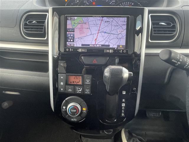 タント カスタムＲＳ　ＳＡ　社外ナビ／Ｂｌｕｅｔｏｏｔｈ／フルセグＴＶ／ＣＤ／ＤＶＤ　バックカメラ　ＥＴＣ　両側パワースライドドア　衝突軽減警告　横すべり防止　スマートキー　前方ドライブレコーダー　オートライト（7枚目）
