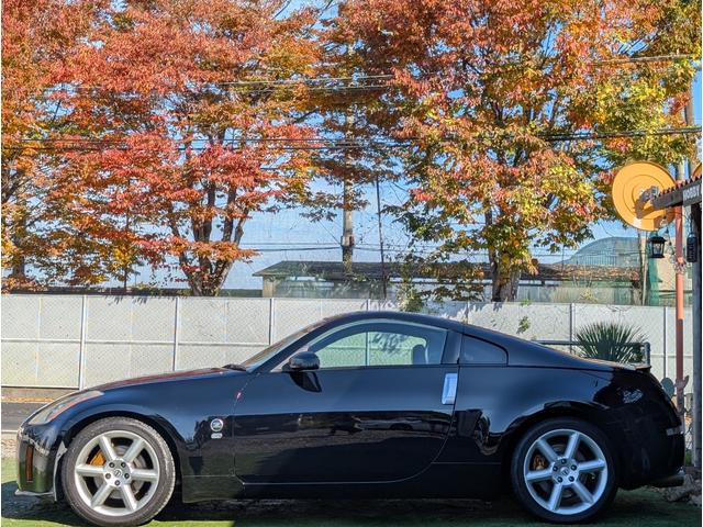 フェアレディZ バージョンST フジツボマフラー/純正6MT/ディープコーンステアリング/トランクスポイラー/アイライン/レザーシート/ヒーター付きパワーシート/HID/(15枚目)