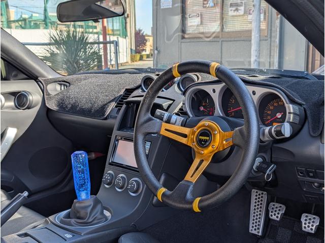 フェアレディZ バージョンST フジツボマフラー/純正6MT/ディープコーンステアリング/トランクスポイラー/アイライン/レザーシート/ヒーター付きパワーシート/HID/(42枚目)