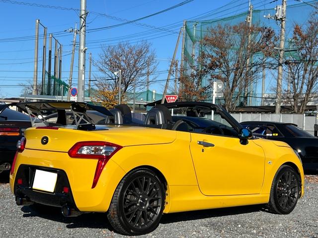 コペン ローブ JworksGTウイング/BLITZ車高調/ENKEI16インチアルミホイール/柿本改マフラー/全席シートヒーター/GSPORTドアミラー/電動オープン/タワーバー(5枚目)