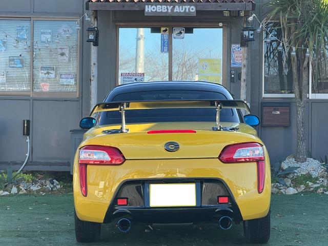 コペン ローブ JworksGTウイング/BLITZ車高調/ENKEI16インチアルミホイール/柿本改マフラー/全席シートヒーター/GSPORTドアミラー/電動オープン/タワーバー(14枚目)