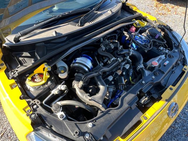 コペン ローブ JworksGTウイング/BLITZ車高調/ENKEI16インチアルミホイール/柿本改マフラー/全席シートヒーター/GSPORTドアミラー/電動オープン/タワーバー(37枚目)