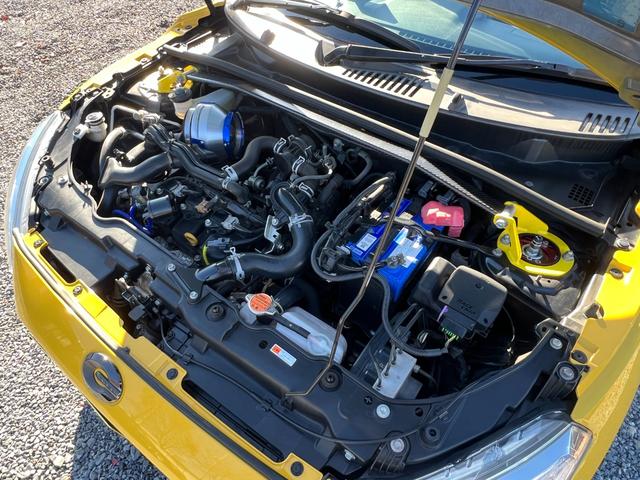 コペン ローブ JworksGTウイング/BLITZ車高調/ENKEI16インチアルミホイール/柿本改マフラー/全席シートヒーター/GSPORTドアミラー/電動オープン/タワーバー(38枚目)