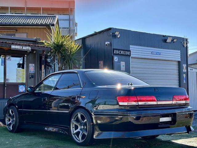 マークII ツアラーＶ　ブラックオールペン／純正５速ＭＴ／ハイフロータービン／Ｋ＆Ｎエアクリ／ＢＬＩＴＺラジエター／前置インタークーラ／ＡＰＥＸｉＦＣコマンダー・ブーストコントロールバルブ／車高調／ＲＡＹＳアルミ／外マフラー（11枚目）