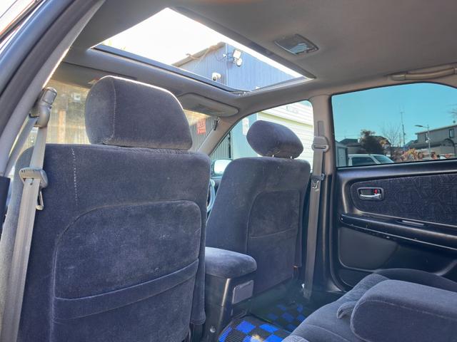 マークII ツアラーＶ　ブラックオールペン／純正５速ＭＴ／ハイフロータービン／Ｋ＆Ｎエアクリ／ＢＬＩＴＺラジエター／前置インタークーラ／ＡＰＥＸｉＦＣコマンダー・ブーストコントロールバルブ／車高調／ＲＡＹＳアルミ／外マフラー（39枚目）