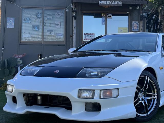 フェアレディZ バージョンS ツインターボ 5型後期モデル/VeilSideエアロ/AVSモデル5アルミホイール/純正5MT/柿本改2本出しマフラー/車高調/Tバールーフ/フェラーリ風テールランプ/タイミングベルト交換済み/(2枚目)