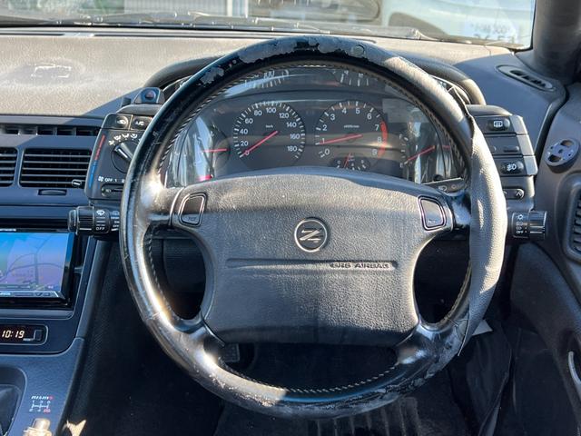 フェアレディZ バージョンS ツインターボ 5型後期モデル/VeilSideエアロ/AVSモデル5アルミホイール/純正5MT/柿本改2本出しマフラー/車高調/Tバールーフ/フェラーリ風テールランプ/タイミングベルト交換済み/(35枚目)