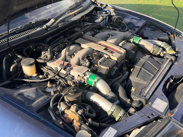 フェアレディＺ バージョンＳ　ツインターボ　Ｔバールーフ／ＨＫＳＥＶＣブースト／４点式シートベルト／マフラー温度計／ブースト圧計／ブローオフバルブ／マナレイスポーツＭＳ－６ハイパー１８インチＡＷ／トラストマフラー／トラストエアロパーツ／車高調（73枚目）