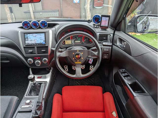 インプレッサ ＷＲＸ　ＳＴｉ　スペックＣ　レイル車高調／エンケイ１８インチアルミ／Ｄｅｆｉ追加メーター／ＧＲｅｄｄｙ電子メーター／レカロシート／ＳＡＡＤ触媒／トラストエアクリーナー／フジツボマフラー／ＭＯＭＯステアリング（39枚目）