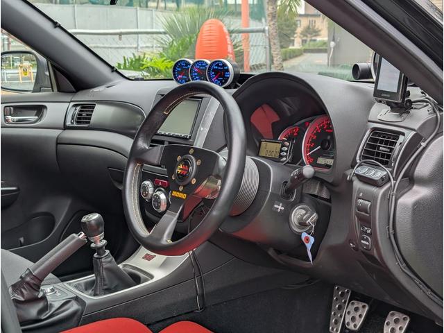 インプレッサ ＷＲＸ　ＳＴｉ　スペックＣ　レイル車高調／エンケイ１８インチアルミ／Ｄｅｆｉ追加メーター／ＧＲｅｄｄｙ電子メーター／レカロシート／ＳＡＡＤ触媒／トラストエアクリーナー／フジツボマフラー／ＭＯＭＯステアリング（46枚目）