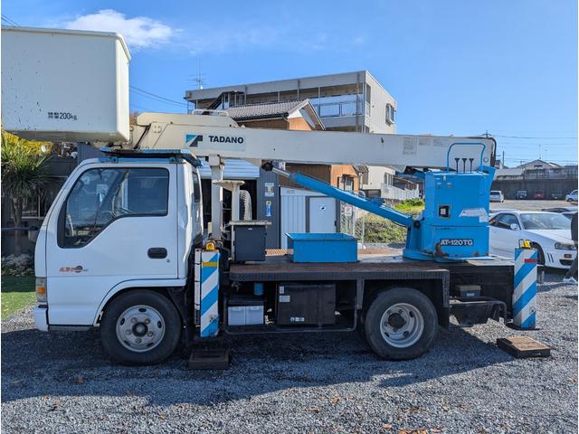 エルフトラック 　ＴＡＤＡＮＯ　ＡＴ－１２０ＴＧ／作業半径１１ｍ／地上高１２ｍ／積載荷重２００ｋｇ／１００Ｖ電源引き込み可能／（7枚目）