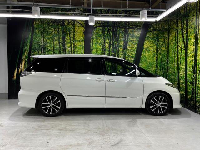 エスティマ アエラス ベリーエディション 7人乗 ALPINE BIGX 両側電動ドア レザーシート バックカメラ 禁煙車 純正18インチアルミ スマートキー HIDヘッド ビルトインETC クルコン Bluetooth CD(50枚目)