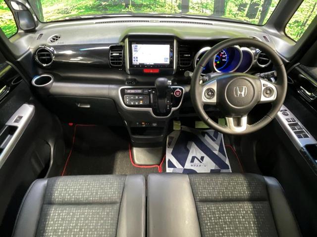 N-BOXカスタム G・ターボLパッケージ 両側電動ドア 純正SDナビ バックカメラ ETC クルコン 禁煙車 ハーフレザーシート ドラレコ スマートキー HIDヘッド 純正15インチアルミ(2枚目)