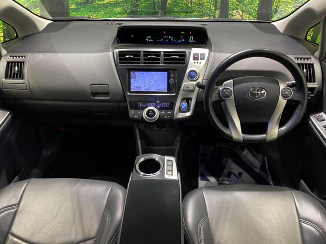 プリウスアルファ Ｓツーリングセレクション　純正ＳＤナビ　バックカメラ　禁煙車　ＬＥＤヘッド　ＥＴＣ　純正１７インチアルミ　Ｂｌｕｅｔｏｏｔｈ　フルセグ　コーナーガード前後（2枚目）