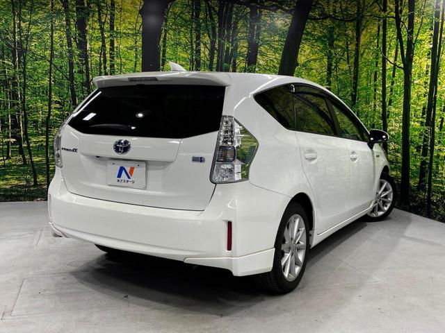 プリウスアルファ Ｓツーリングセレクション　純正ＳＤナビ　バックカメラ　禁煙車　ＬＥＤヘッド　ＥＴＣ　純正１７インチアルミ　Ｂｌｕｅｔｏｏｔｈ　フルセグ　コーナーガード前後（15枚目）